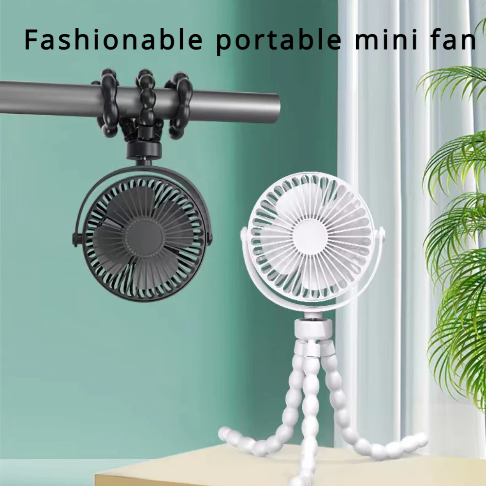 handheld fan Rechargeable USB Bladeless Small Folding cooler Mini Ventilator Silent Table Baby Stroller Outdoor Office Dormitory