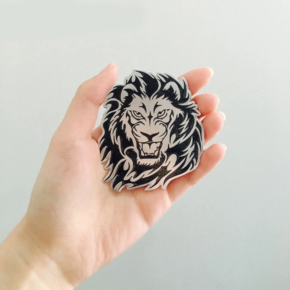 Car Decoration Stickers Logo Metal 3D Lion/Eagle/Tiger Emblem Badge Decal Truck Auto Styling Car Accessories