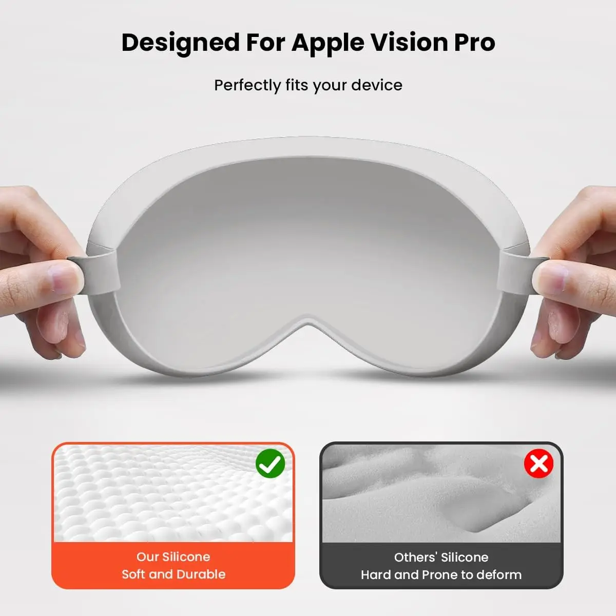 Suitable for Apple Vision Pro protective case MR headset Vision Pro silicone storage box protective case