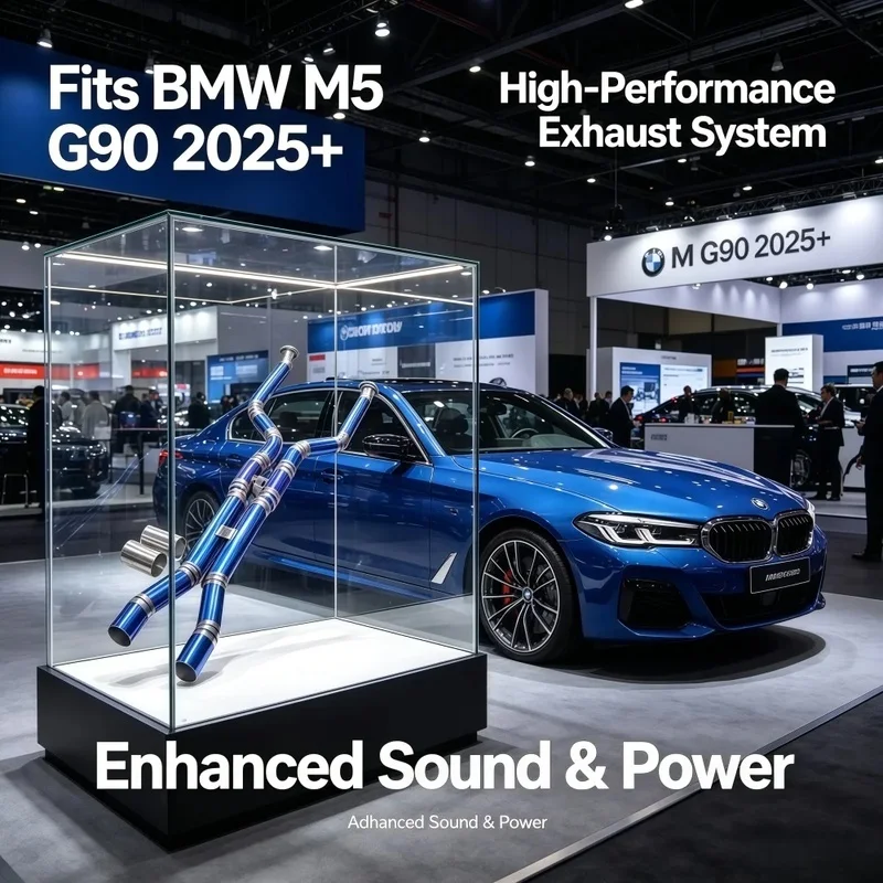 Performance Titanium Alloy Car Middle  M5 G90 4.4T + Balanced Efficiency 2025 SS304 Pipe Flow Racing Tuning Power Upgrade Kit