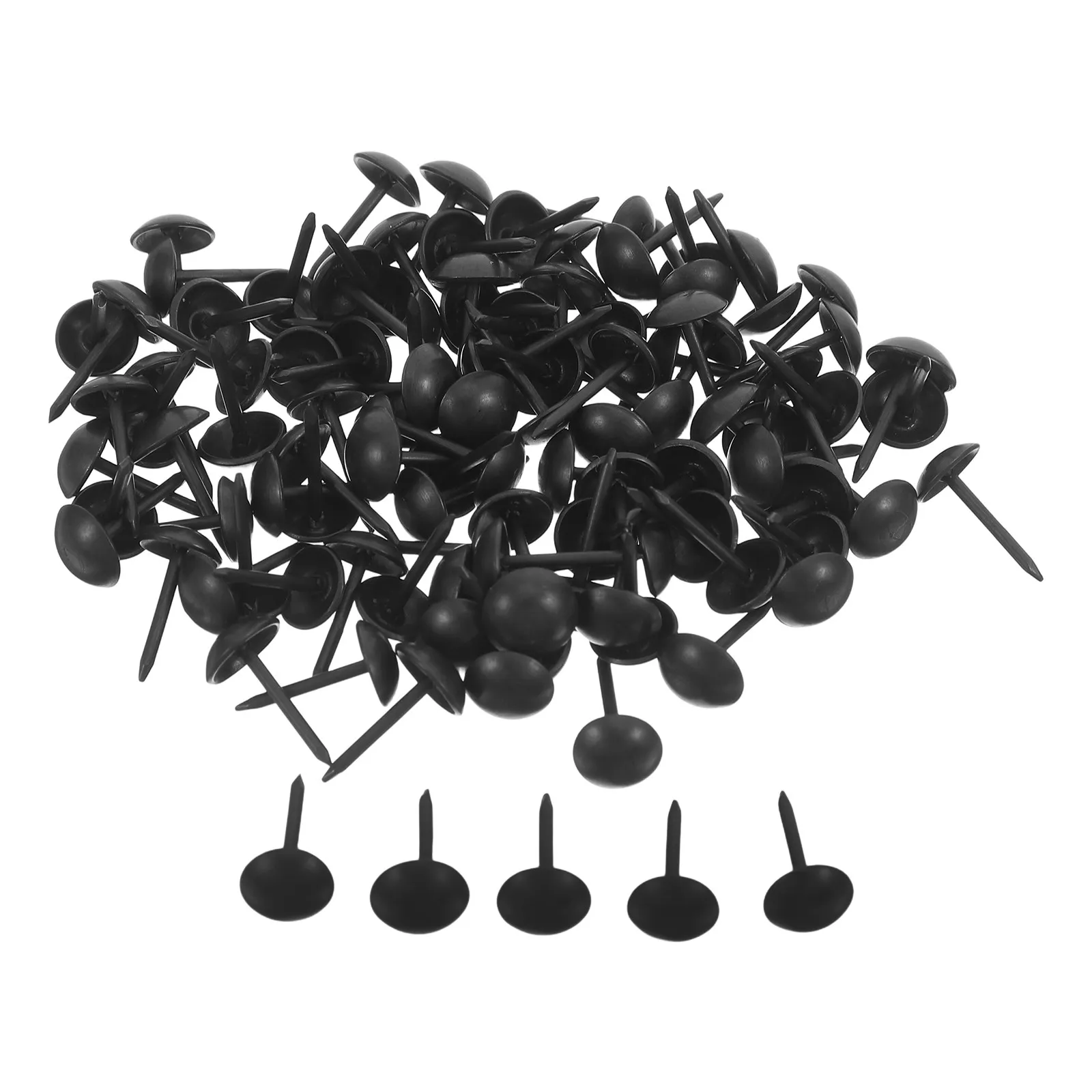 100Pcs Style Decorative Nails Iron Upholstery Studs for Sofa Chair Furniture Vintage Round Head Tacks Picture Hanging