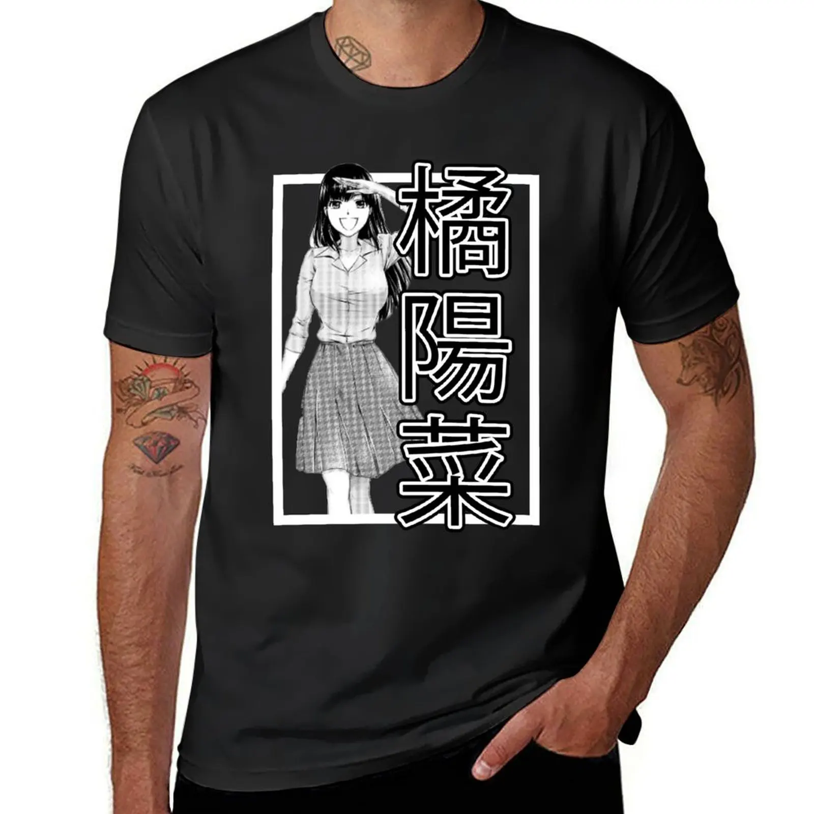 Domestic na Kanojo - Hina Tachibana T-Shirt Short sleeve tee funnys mens cotton t shirts