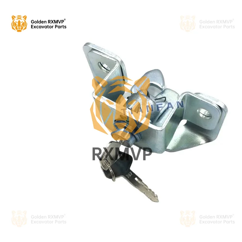 For Komatsu PC56-7 70-8Engine cover lock rear box lock rear cover lock engine cover lock handle Excavator