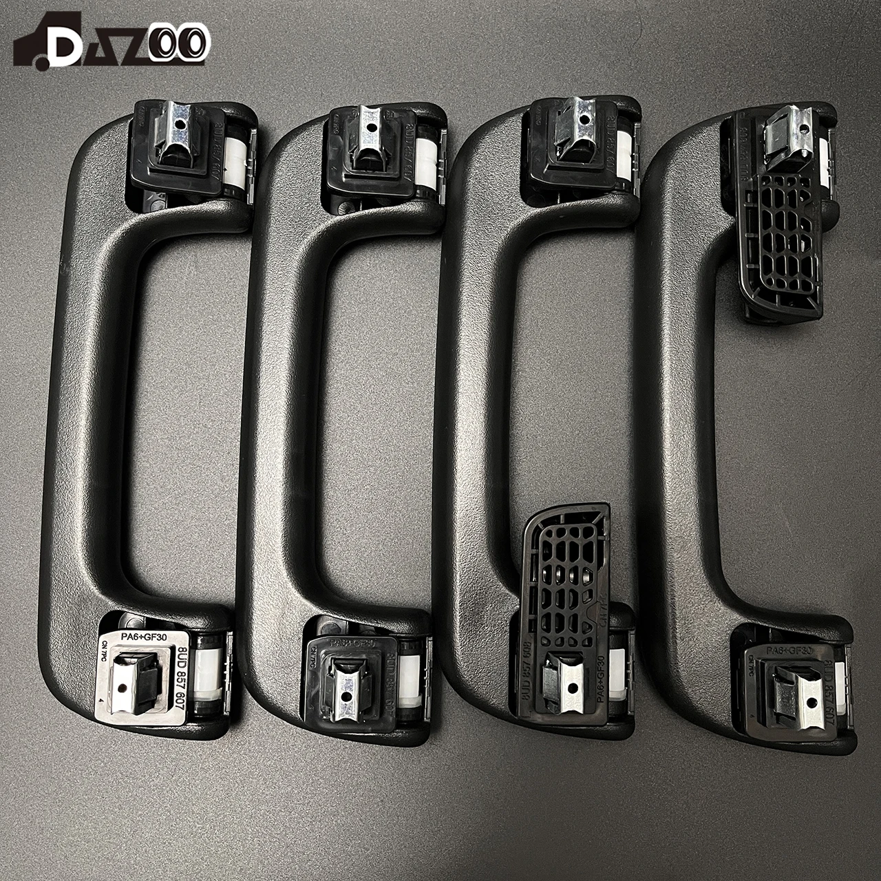 8UD857608 8UD857607 Para Audi A3 A4L A5 A6L A7 Q3 Q5 B7 Alça de Teto Dianteira Traseira Esquerda Direita Preta