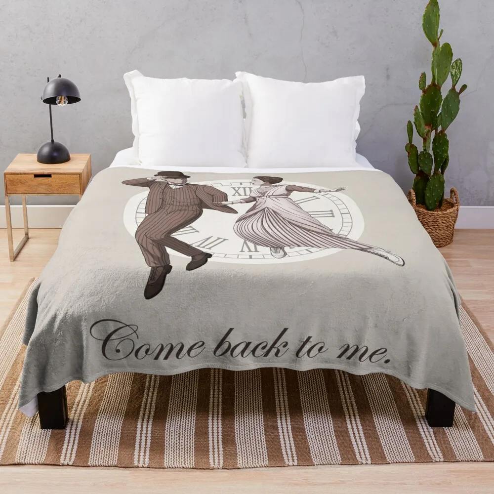 

Somewhere in time -Come back to me Throw Blanket Personalized Gift Flannels Bed Designers Blankets