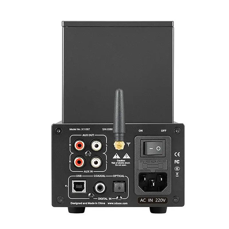 XDUOO TA-30 ES9038Q2M amplificador de decodificación Bluetooth 5,0 de alto rendimiento amplificador de auriculares de tubo DAC compatible con amplificador aptX/SBC/AAC