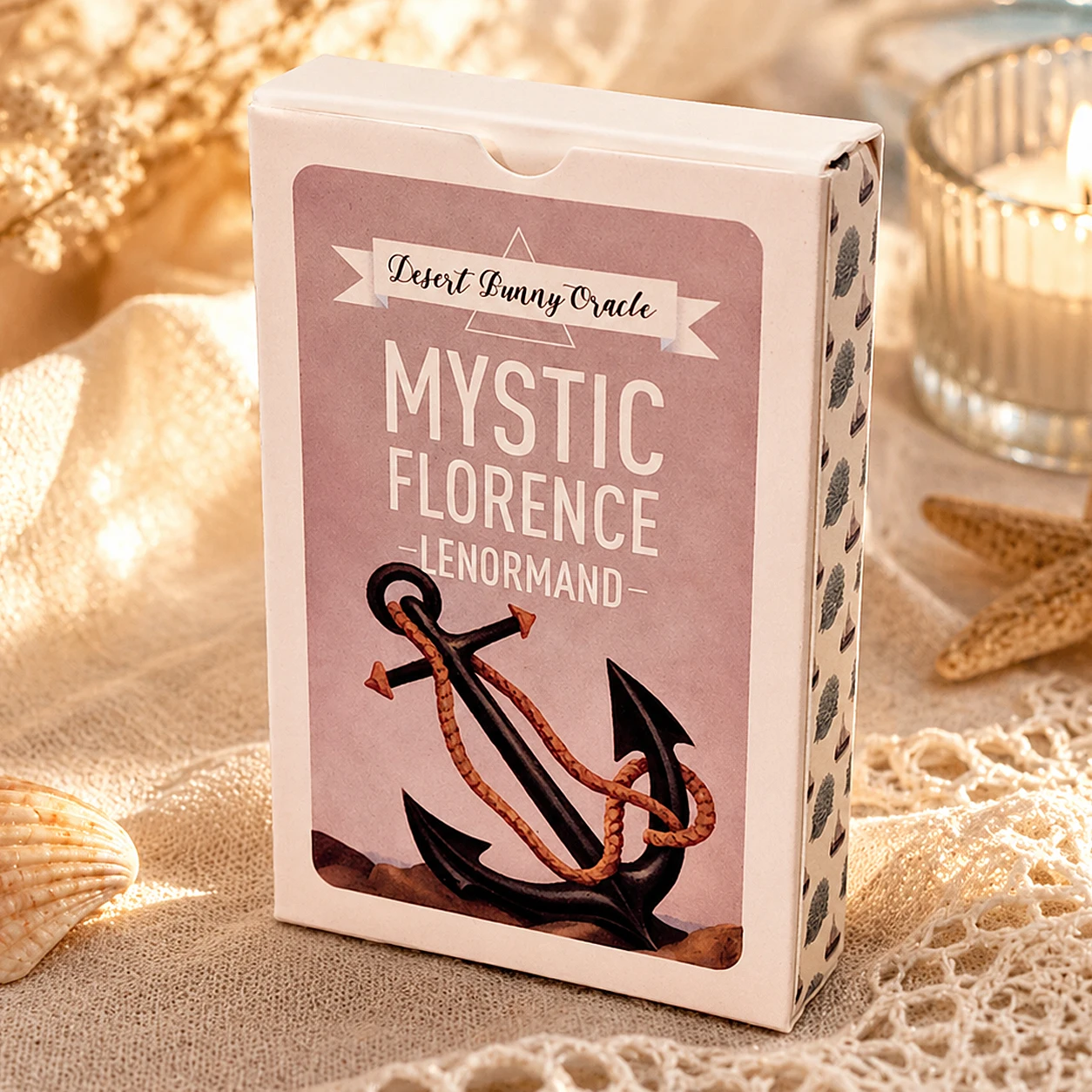 Mystic Florence Lenormand Deck - 36 Fortune Telling Cards - 9*6cm Vintage Classical Art Style Oracle