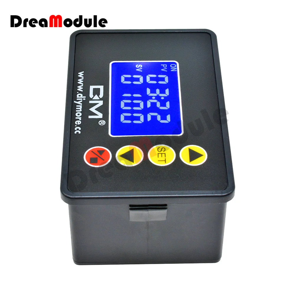 Controlador de tempo de microcomputador digital, relé de atraso, LED duplo, 37 polegadas, DC 12V, DC 24V, AC 110, 220V