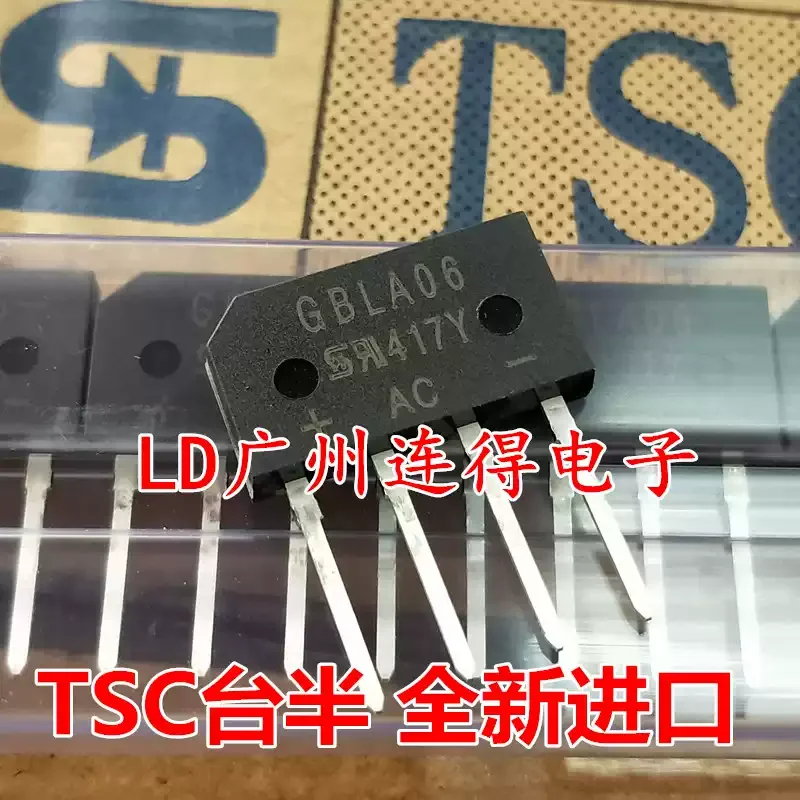 10-100pcs TSC Taiwan Semiconductor GBL06 GBLA06-E3/51 600V Flat Bridge Rectification Flat Bridge Newly Imported