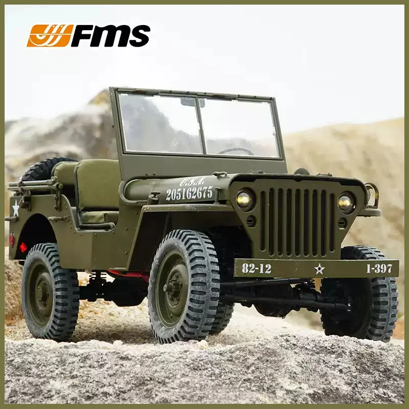 Accessoires pour FMS 1/6 Climber 1941 Willys MB Scaler RC Crawler, pièces détachées pour voiture RC tout-terrain 4x4, pièces de rechange originales, pièces de mise à niveau