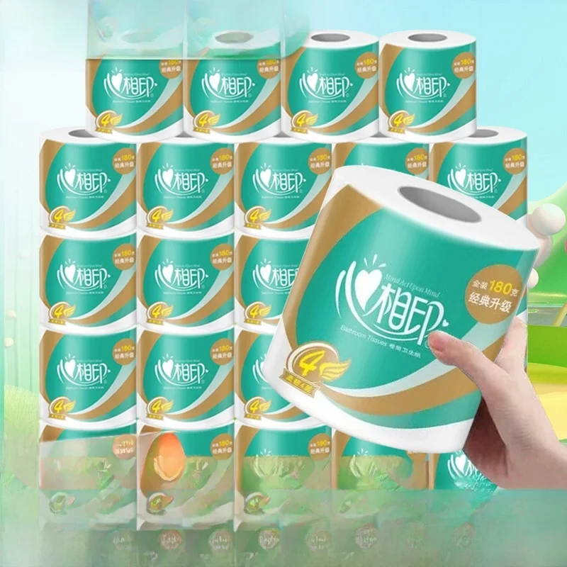 economical-large-coreless-roll-toilet-paper-180g-4-layers-home-use-handkerchief-paper-quality-assured-from-mainland-china
