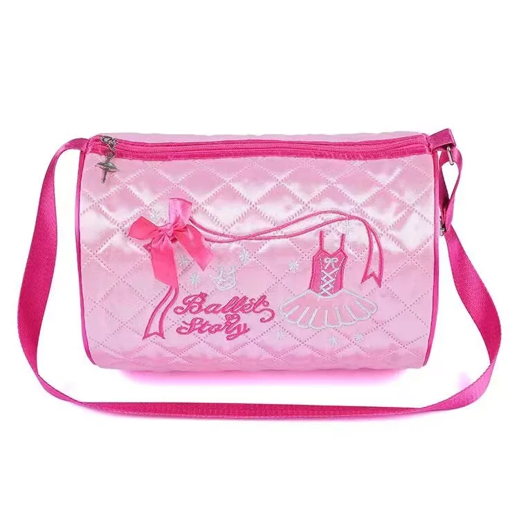 Mini pink camping fitness bag - ballet bag for light dance storage - suitable for fitness exercises and travel