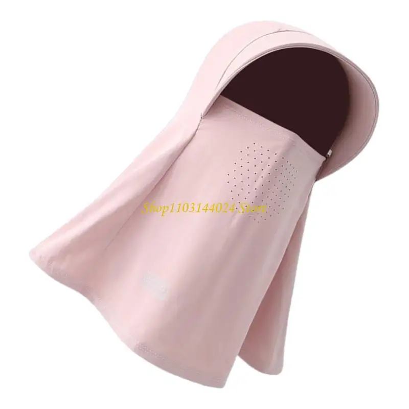 N5KE Cooling Sun Protective Hat Head Mask Hat For Cycling Climbing Outdoor Activity