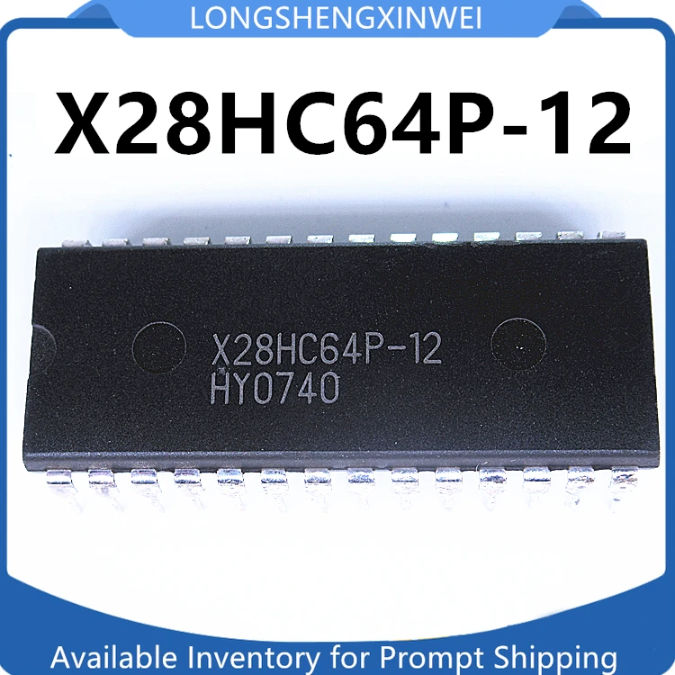 1PCS New Original X28HC64P-12 X28HC64P Direct-Plug DIP28 Memory Chip