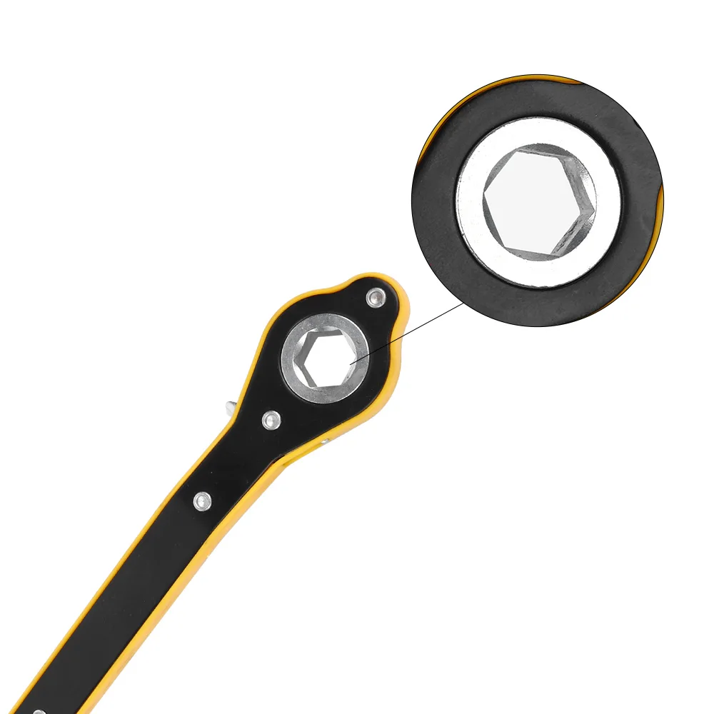 Scissor Jack Labor-saving Wrench Hand Lever Ratchet Wrench Car Jack Labor-saving Wrench Conversion Head