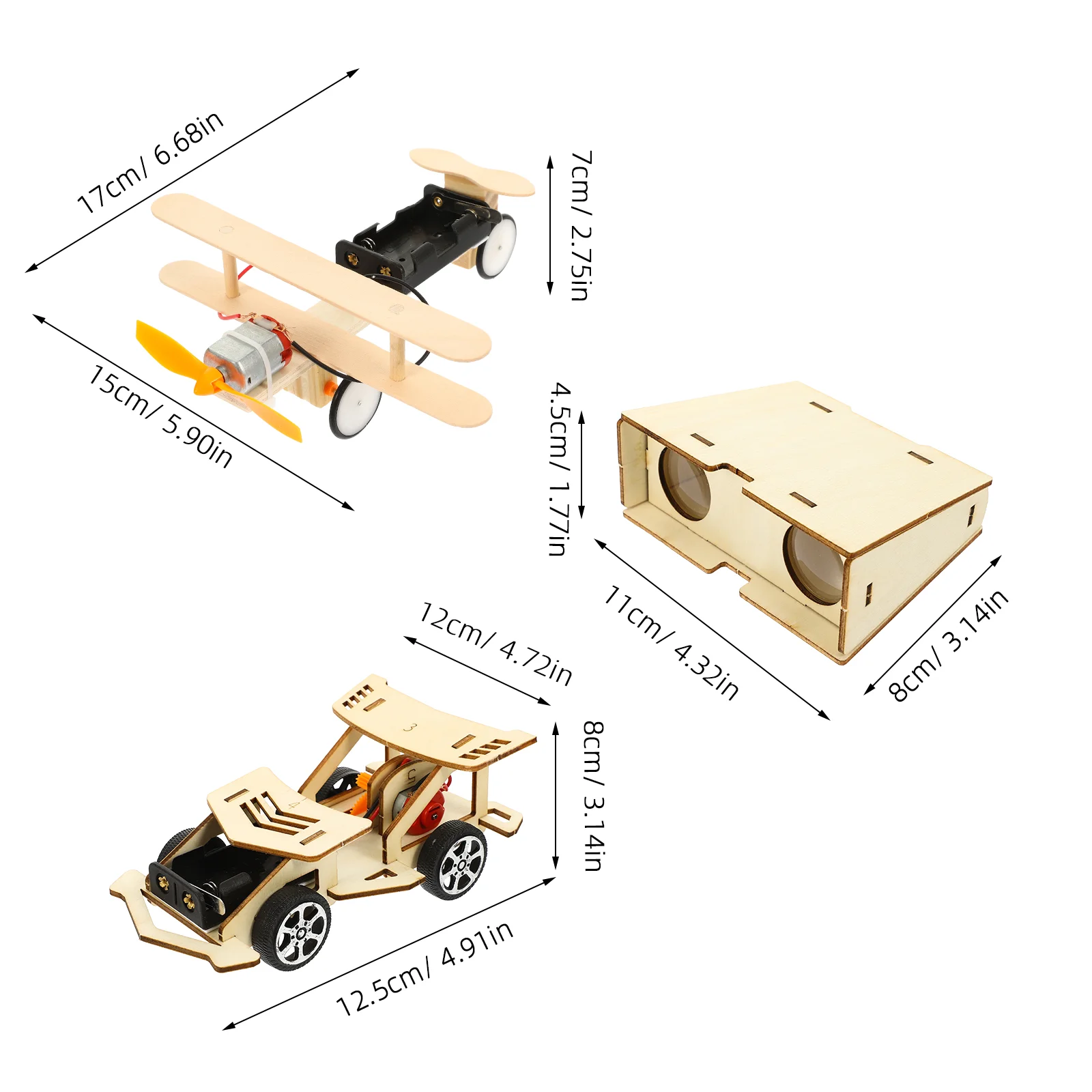子供のための木製の科学実験キット,組み立てられたおもちゃ,DIY飛行機モデル,科学実験キット