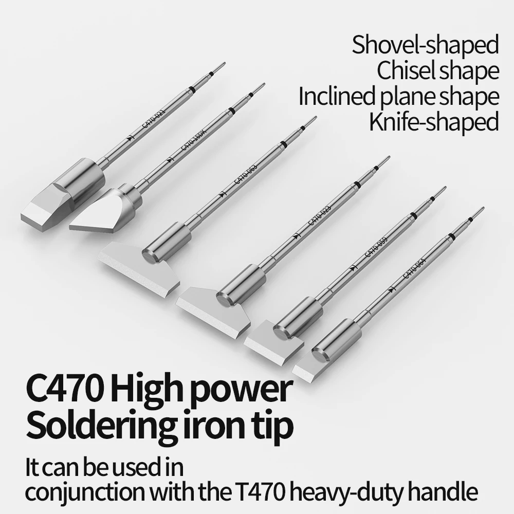 

C470 Soldering Iron Tips C470002 C470-003 056 033 055 019 061 12DK 16DK 15DK Soldering Tip Compatible with JBC T470HD handles