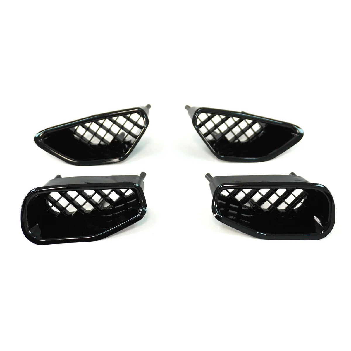 For Chevrolet Corvette C6 ZR1 2005-2013 Front Outlet Side Fender Air Vent Cover Trim Car Accessories Body Kit Carbon Fiber Print