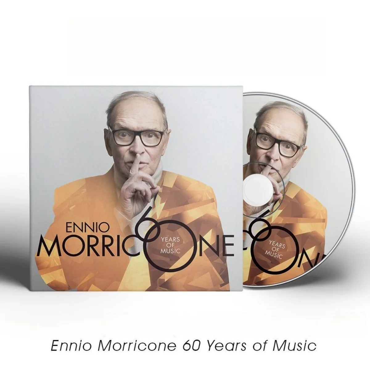 

Ennio Morricone 60 Years of Music CD, Legendary Film Soundtrack Compilation Classic Masterpiece Physical Disc, Only CD