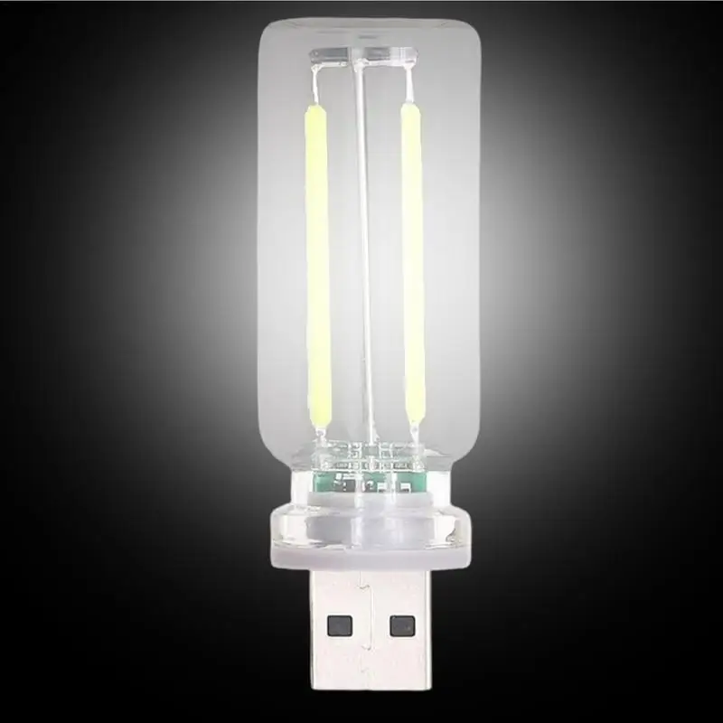 Portable Car USB Ambient Light Mini LED Decorative Atmosphere Lamps For Auto Interior Environment Light Computer Light Plug Play