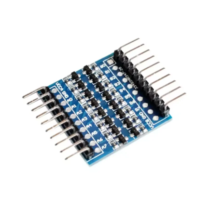 8-channel 3.3V-5V 5V-3.3V IIC UART SPI TTL bidirectional level conversion module bent pin