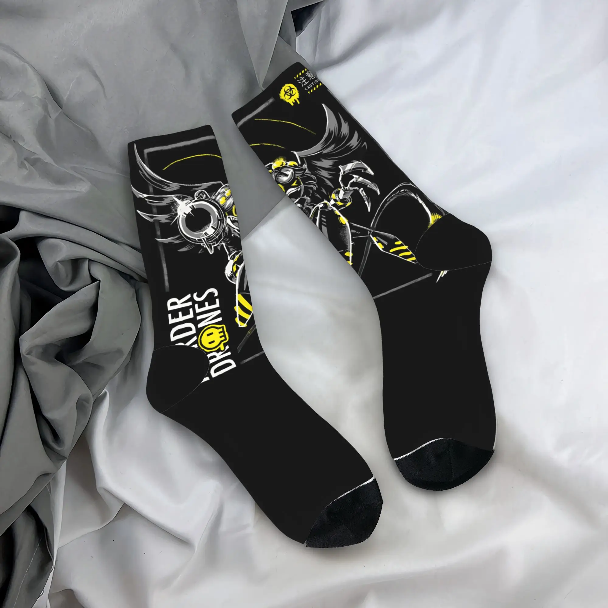 القتل الطائرات بدون طيار الجوارب الخريف جوارب الرجال عادية الجوارب الناعمة المطبوعة في الهواء الطلق عدم الانزلاق الجوارب