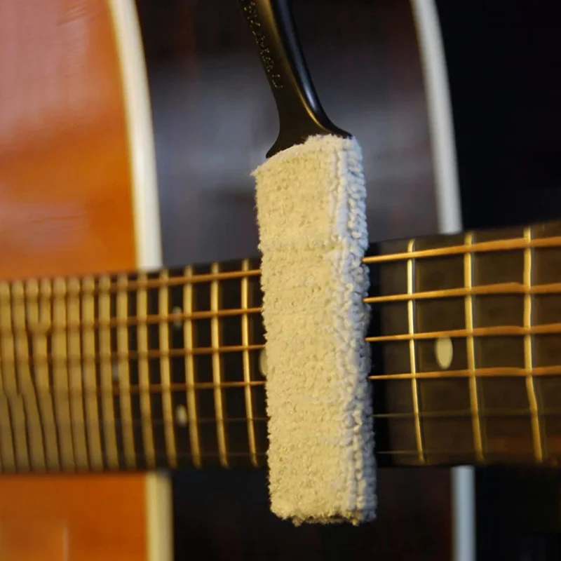 1PCS String Fingerboard Cleaning Dust Removal Brush Guitar Care Brush, Double Head Musical Instrument Accessories Double Headed image 4