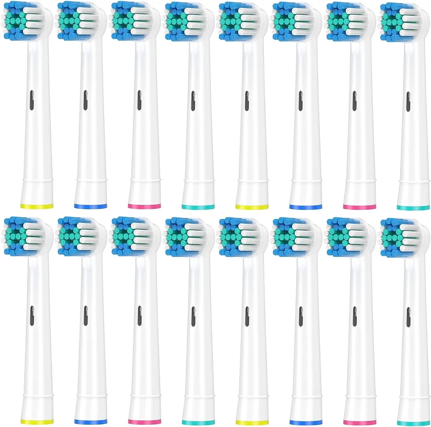 

Replacement Toothbrush Heads Compatible with Oral B Braun Electric Toothbrushes Brush Head Refills 1000 1500 3000 7000 7500 8000