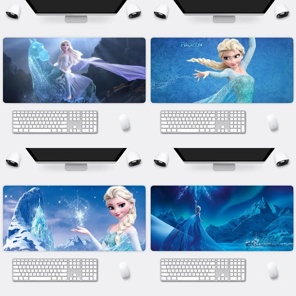 

MINISO Disney Cartoon Frozen 2 Mousepad Office Large Small Mouse PC Computer Game Keyboard Rubber Anti-Slip Mice Mat Big