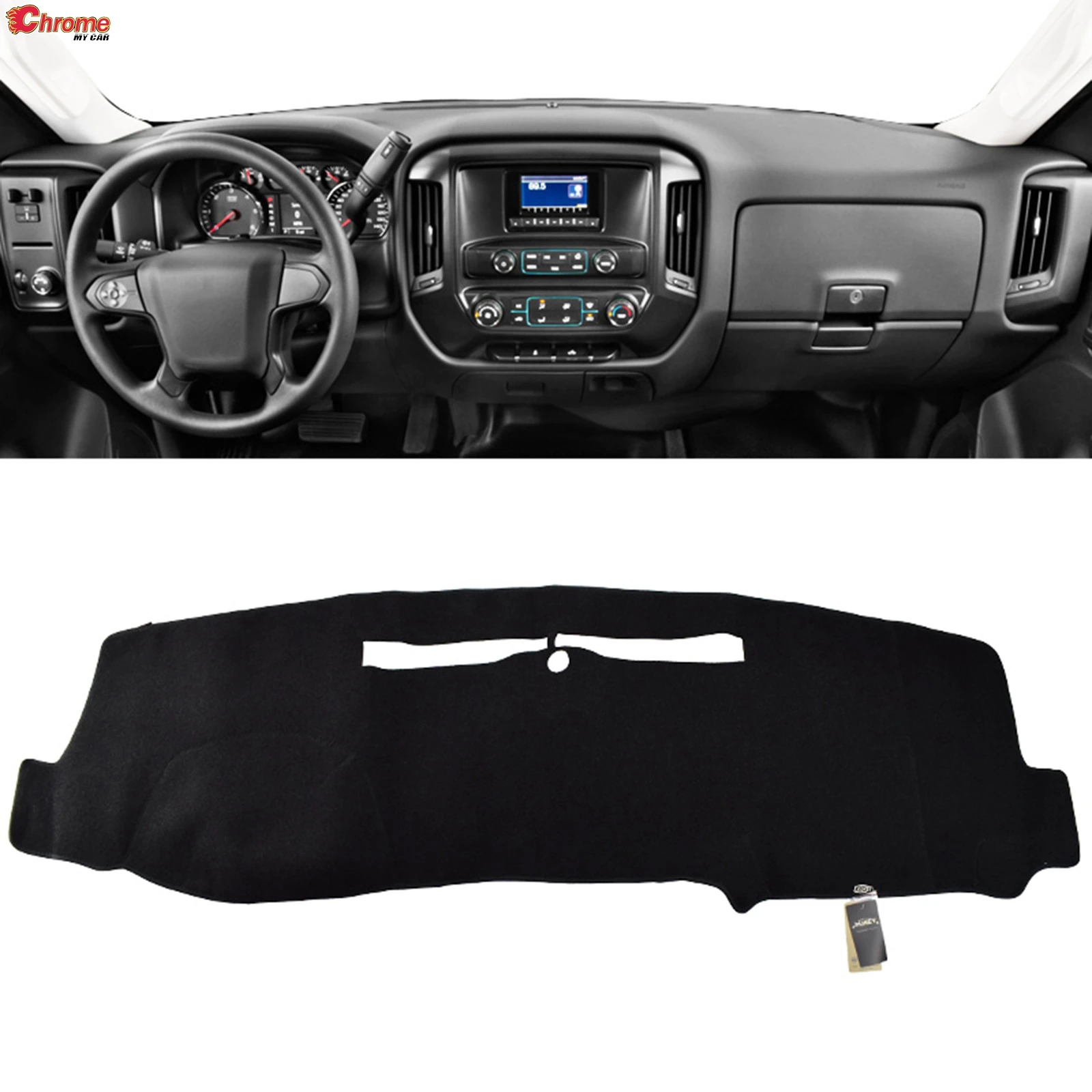 Xukey For Chevrolet Silverado 1500 2500 3500 2014 - 2018 Dashmat Dash Mat Dashboard Cover Pad Sun Shade Dash Board Cover Carpet