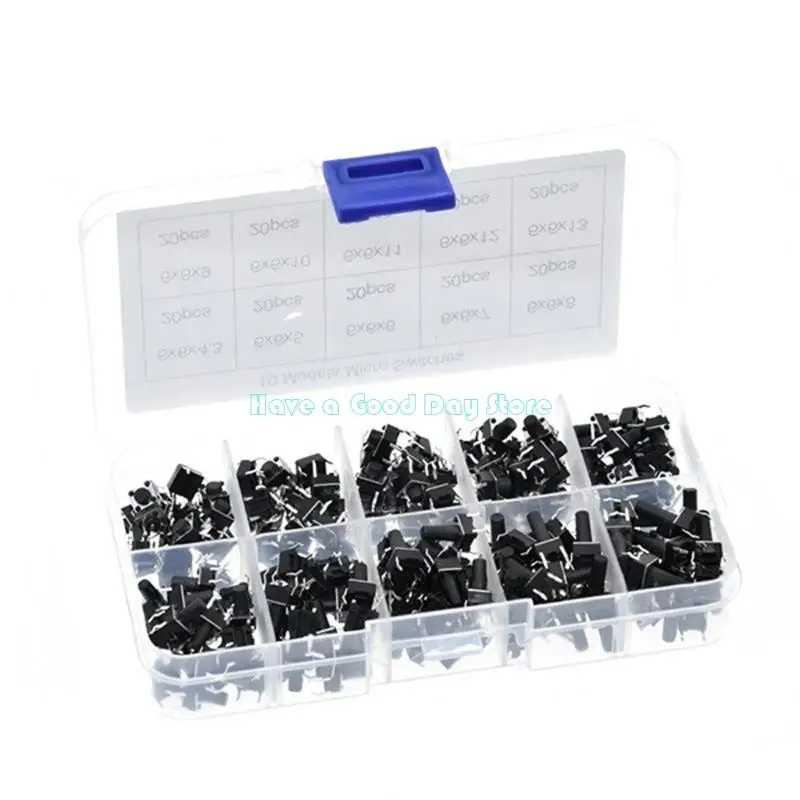 462D 100/200Pcs Push Button Touch Small Switcher Buttons Component Package Car Remote Control Industrial