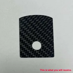 Carbon Fiber Electronic Parking Button Cover Trim fit for Maserati GranTurismo 2008-2017