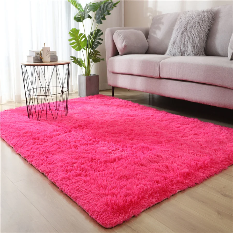 New Thick Carpet for Living Room Plush Rug Children Bed Room Fluffy Floor Carpets Window Bedside Home Decor Rugs Soft Velvet Mat