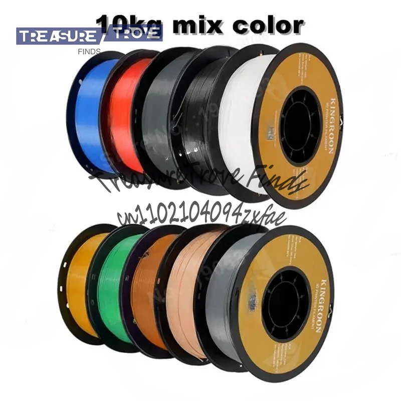 

Standard 1kg/roll 3D Printing Filaments Mix Color Local Shipping Top PLA Filament 1.75mm 5/10KG PLA Plastic For 3D Printer