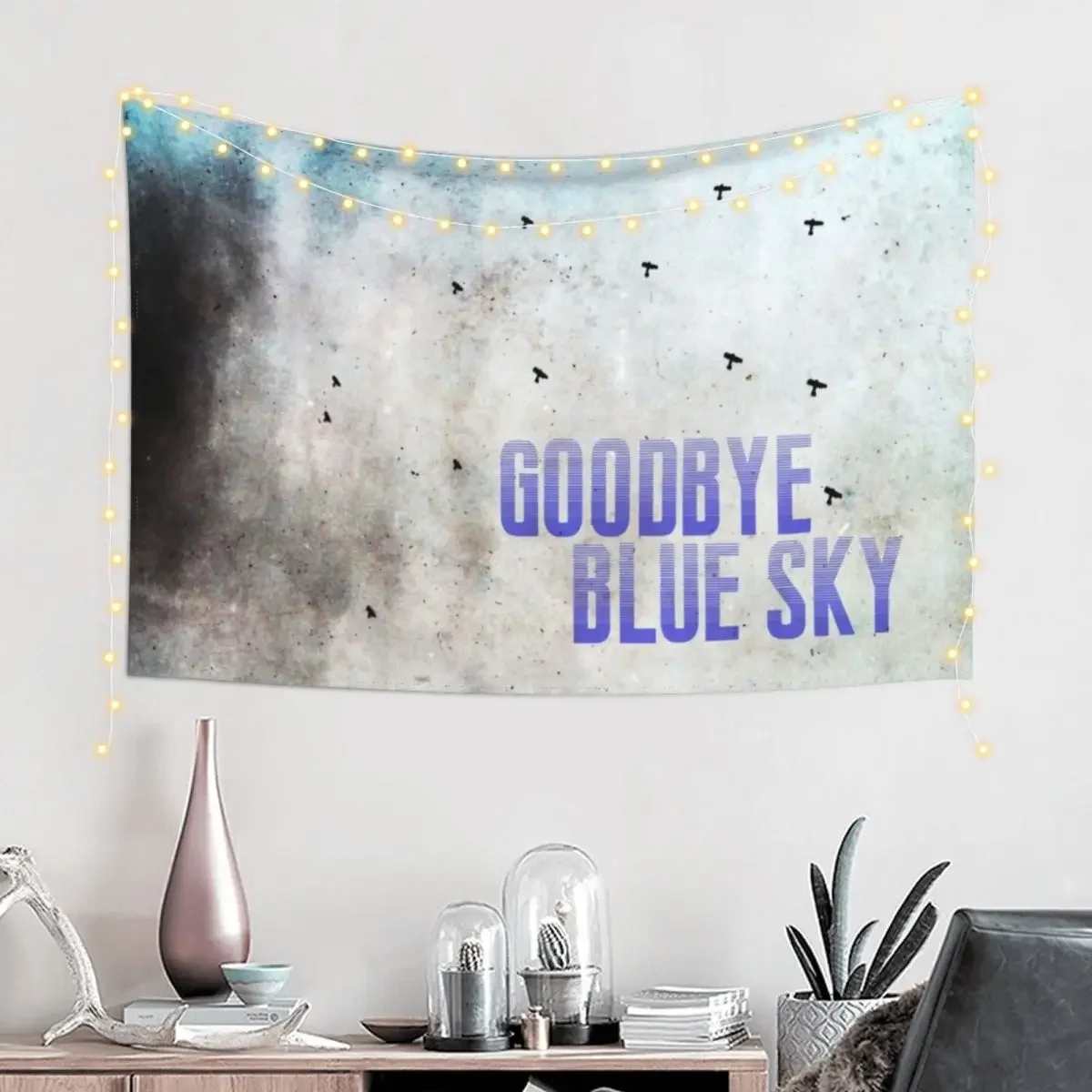 Goodbye Blue Sky Tapestry Decorations For Room Hanging Wall Home And Comfort Decor Tapestry