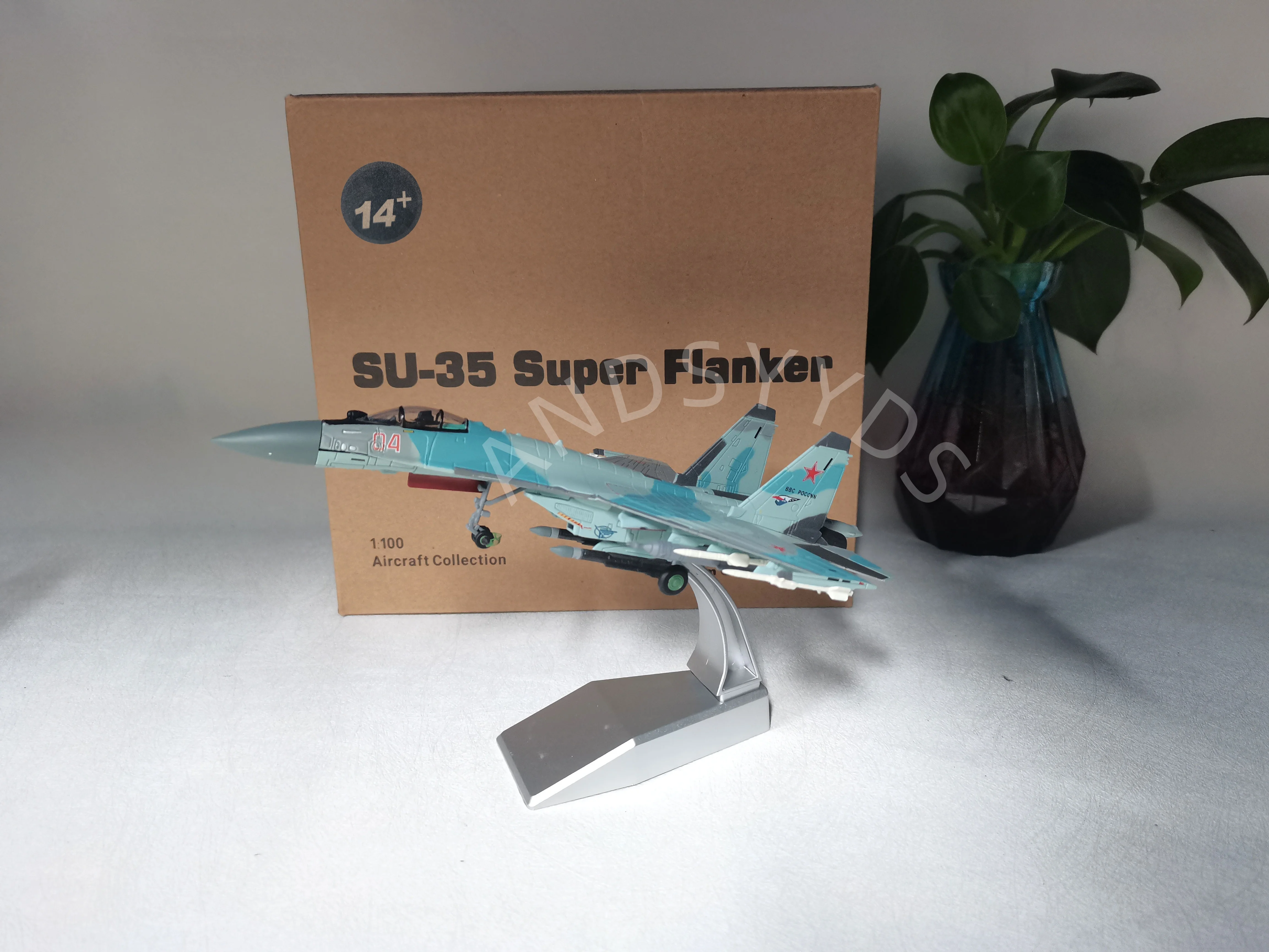 

1/100 Scale Plane SU35 Super Side Position SU-35 Fighter Alloy Model Fighter Jet Model Plane Miniature Airplane Models