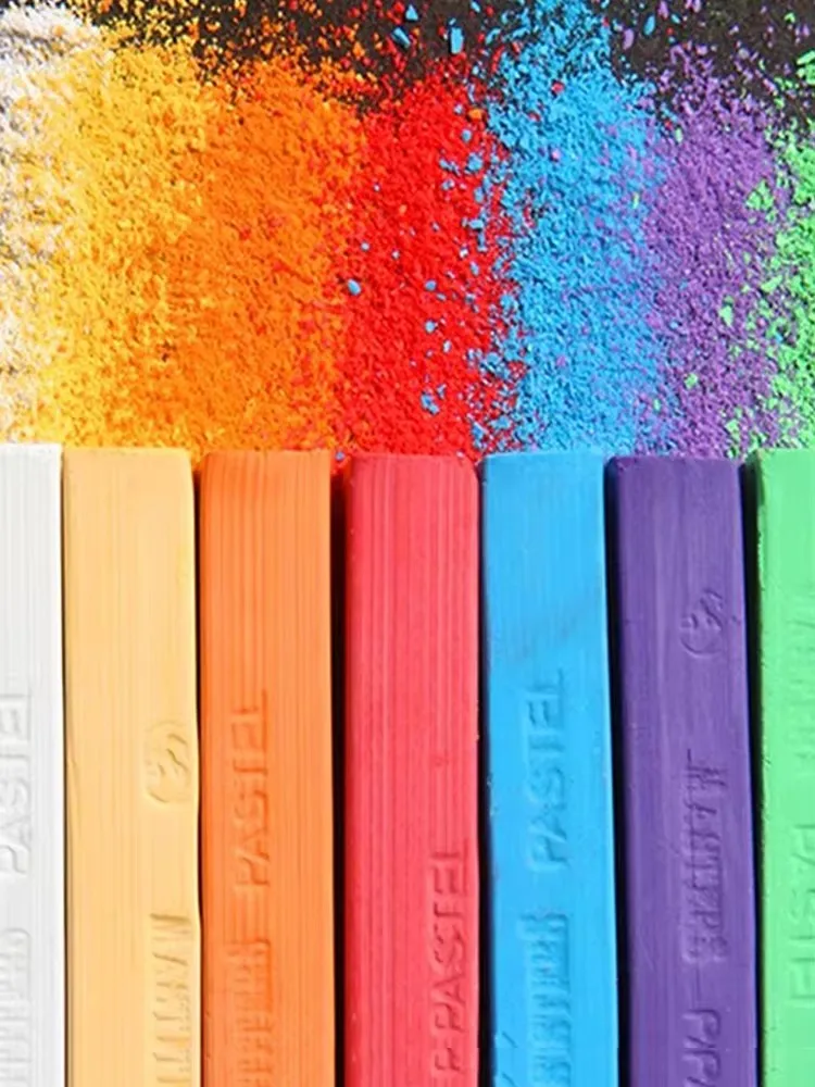 Ensemble de Pastels souples professionnels 12/24/36/48 couleurs, bâtons de Pastel à la viande avec étui de rangement, mélange, couches, ombrage pour adultes