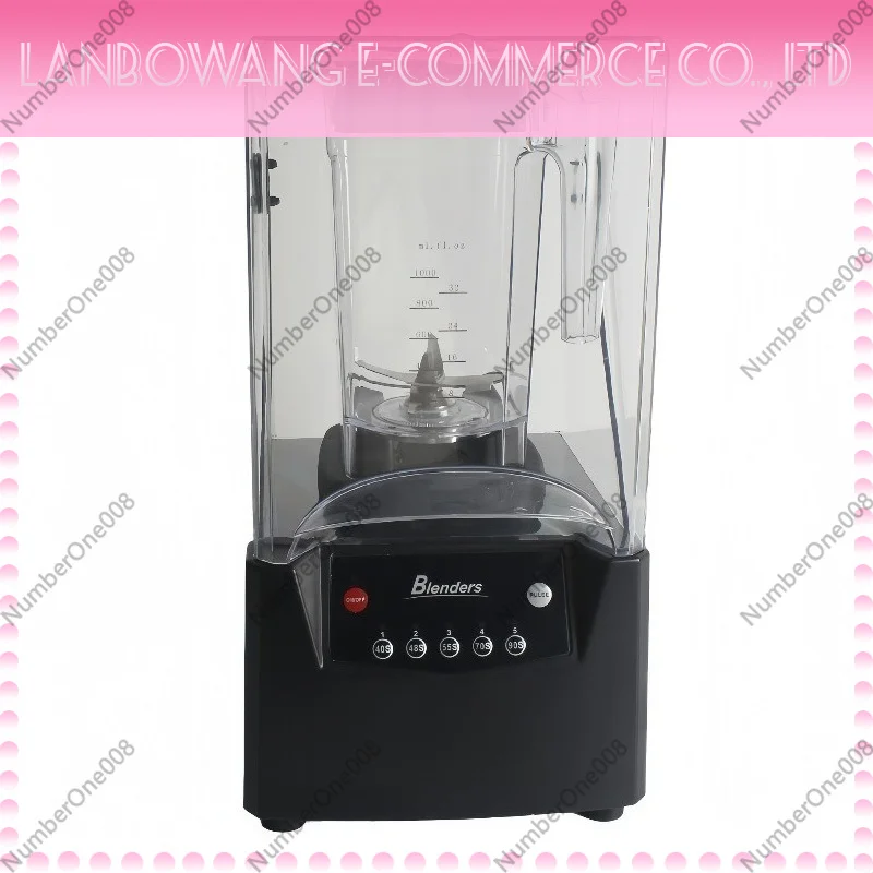Silent Ice Blender Multi-functional Food Processor Smoothie Maker Ice Crusher Blender for Milk Tea Shop Home Use