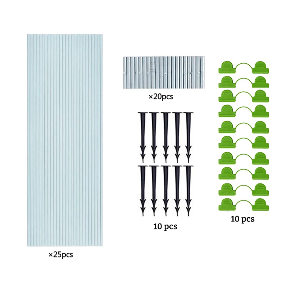 Jardinagem Folding Fiber Rod Hoops Set, Estufa Seedling Arch Shed Bracket, Garden Plant Hoop, Crescer Suporte De Túnel