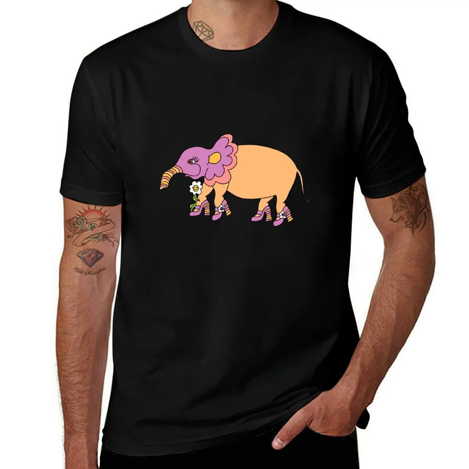 fancy elephant pleasing T-Shirt Quick Dry Fishing T-Shirt