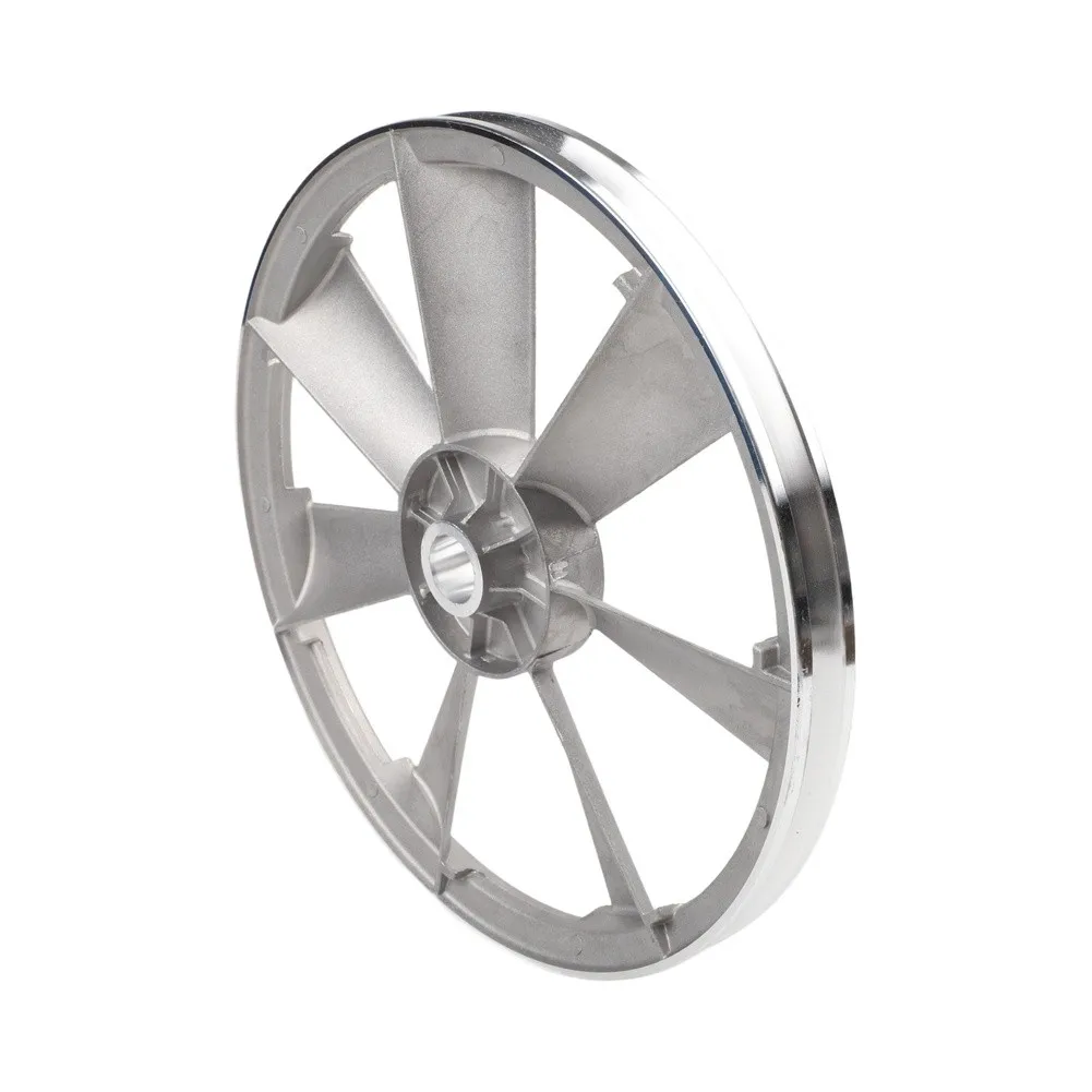 Belt Machine Head Pulley for Air Compressor Use Made from Lightweight Aluminum Alloy 300mm OD Single Groove for A Type V Belts