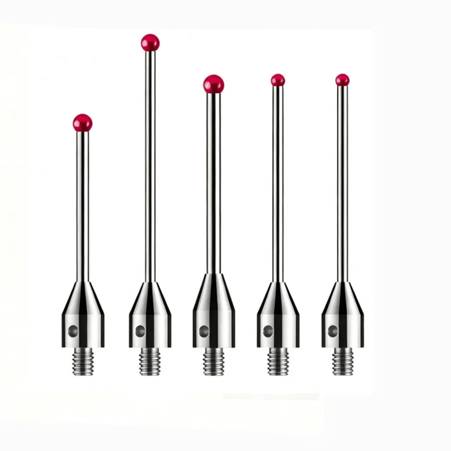 CNC machine tool ruby probe ceramic measuring needle M4 thread ruby measuring needle three coordinate measuring needle