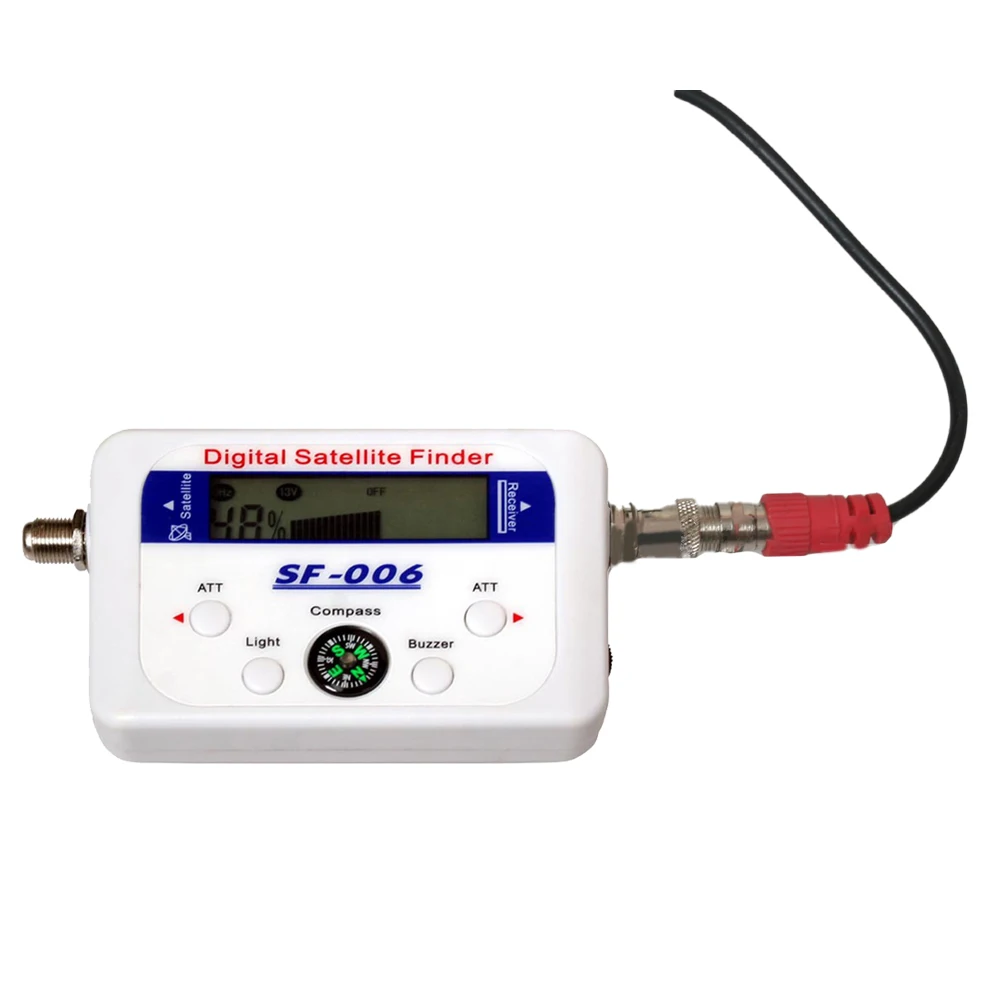 SF006 Digital For Satellite Finder with LCD Display and For Compass for Efficient For Satellite Signal Tracking and Quick Setup