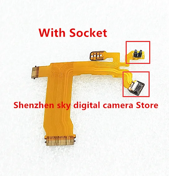 

Новый гибкий кабель диафрагмы объектива для Olympus M.ZUIKO DIGITAL ED 14-42 мм 14-42 мм f/3,5-5,6 EZ 37 мм Калибр запасная часть (с разъемом)