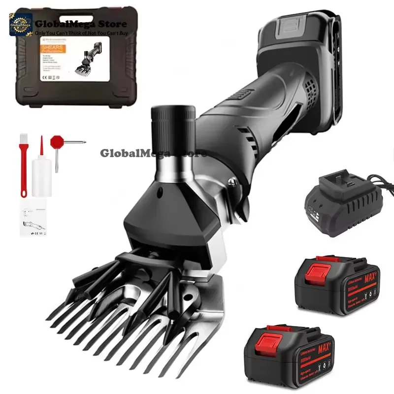 2026 Latest Wireless 6 Speed 13 Teeth Electric Wool Shears for Pet Goat Horse Sheep Shearing Machine for 18V Battery Animal