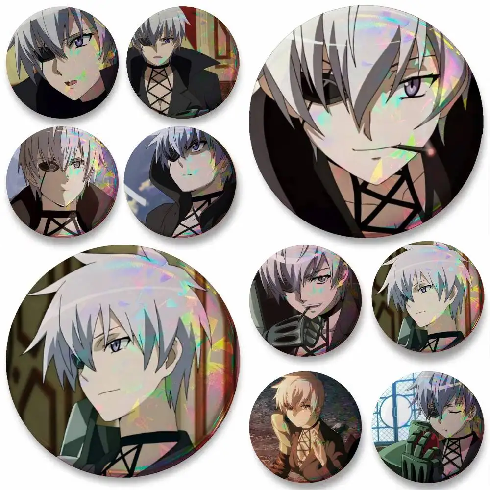 Akame Ga Kill! Najenda Badge Tinplate Meme Round Brooch For Hat Bag Creative Lapel Jewelry Accessories Gifts