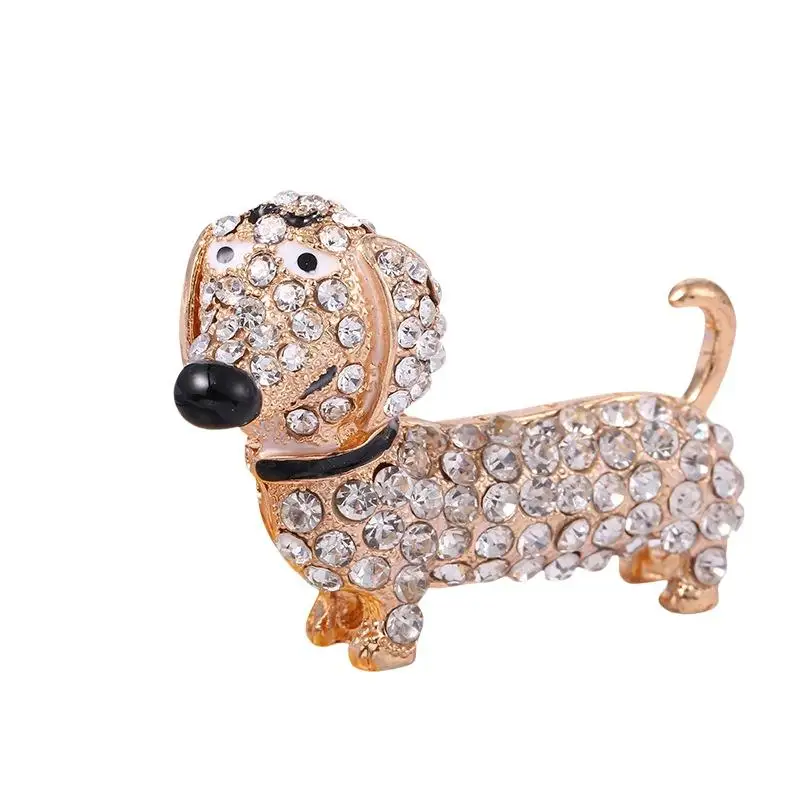 Cartoon Anime C ​ Dackel Hund Schlüsselanhänger Strass Kristall Schlüsselring Damen Taschenanhänger Souvenir Geschenk Dackel ​ – Detail 9
