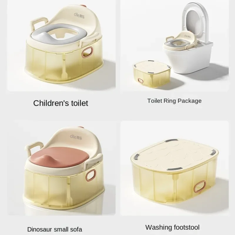 Multi-functional Toilet Seat for Kids, Non-slip Design Baby Potty, Male and Female Infants Toilet Basin Potty Training Seats