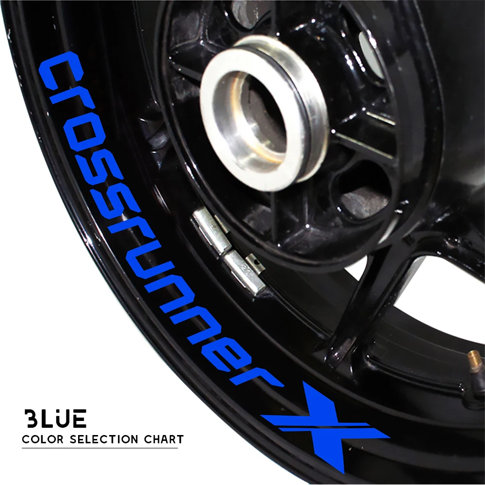 

Pegatina impermeable para motocicleta, pegatina decorativa con logotlo interior reflectante para MOTO, para HONDA CROSSRUNNER X