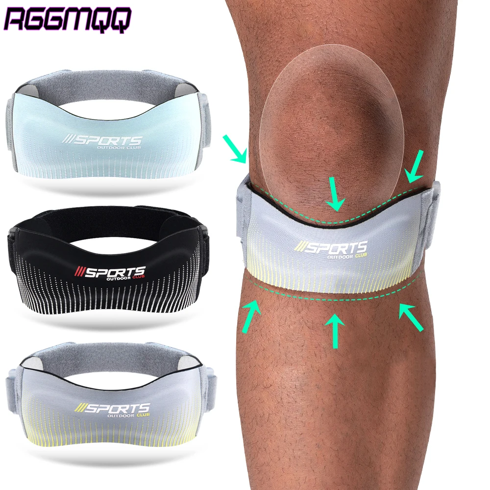 1PCS Sports Patella Strap Knee Brace Support for Arthritis,Basketball, Meniscus Tear, Sports,Best Knee Brace for Hiking Squats